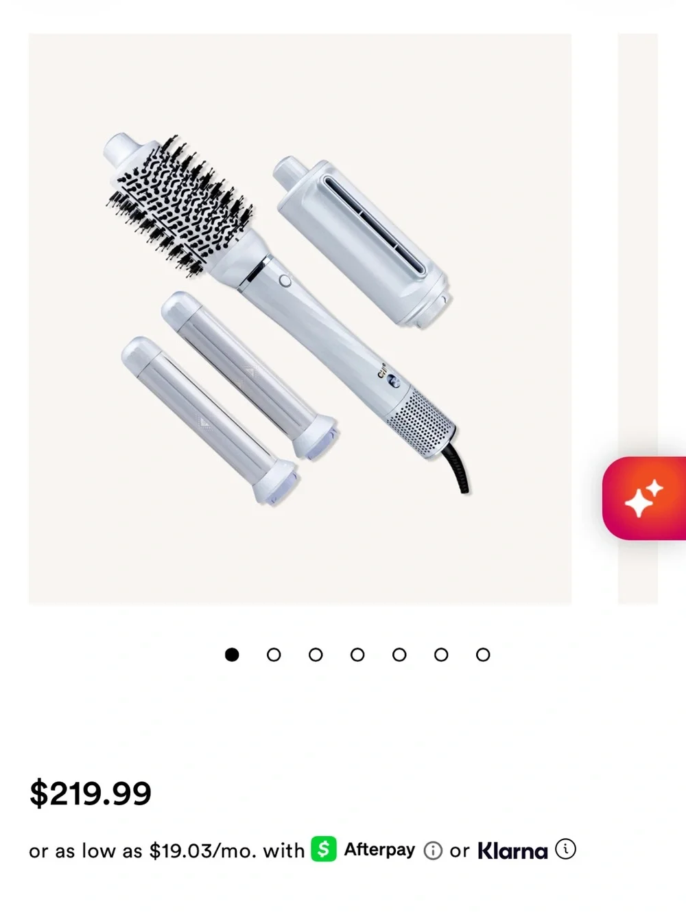 Chi effortless includes attachments